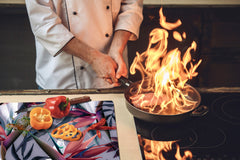 Enorme Cubre vitros de cristal templado - Serie de alimentos DD16 Comida Africa