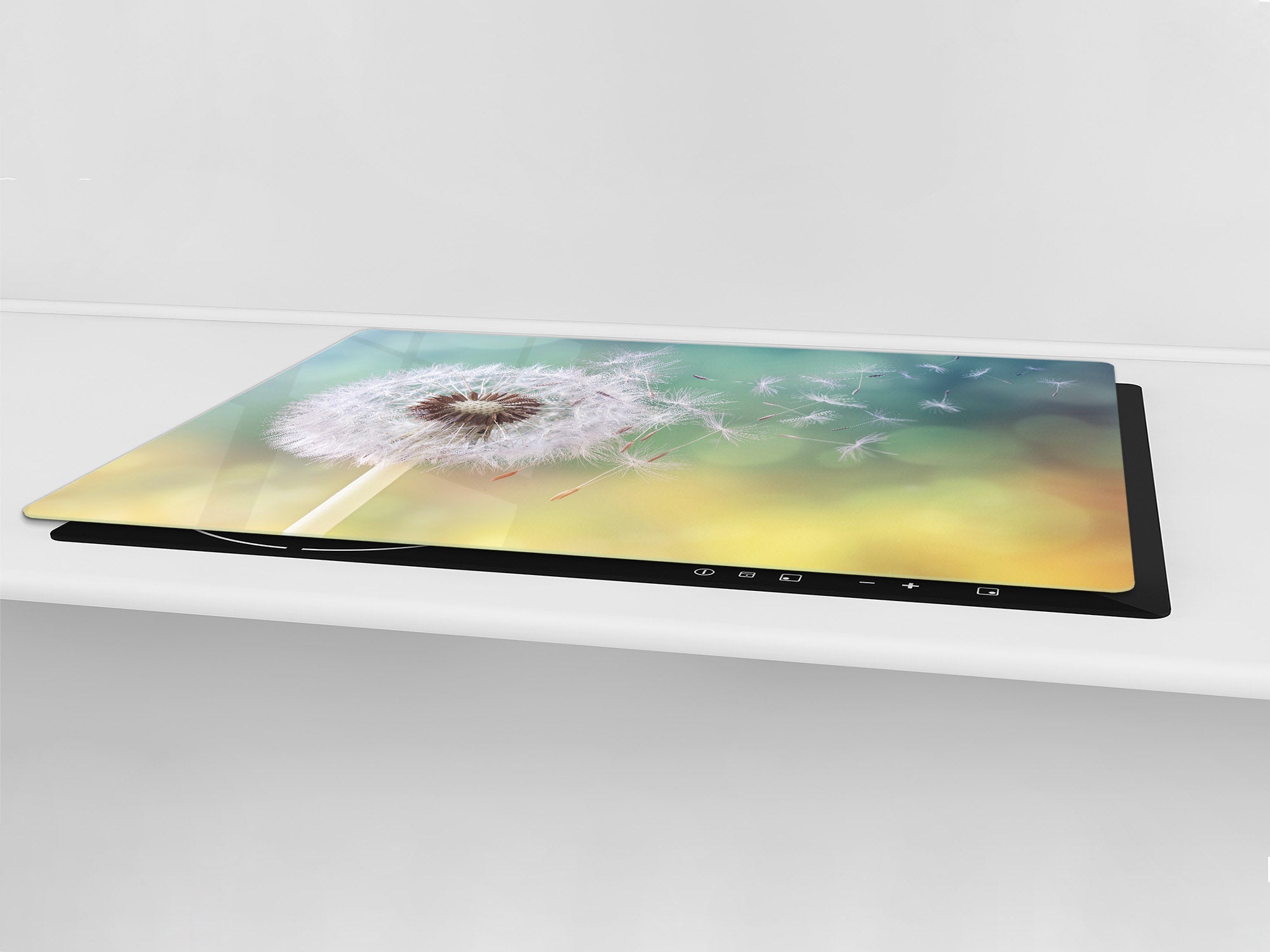 Enorm Küchenbrett aus Hartglas und Induktionskochplattenabdeckung; Food series DD16: African food