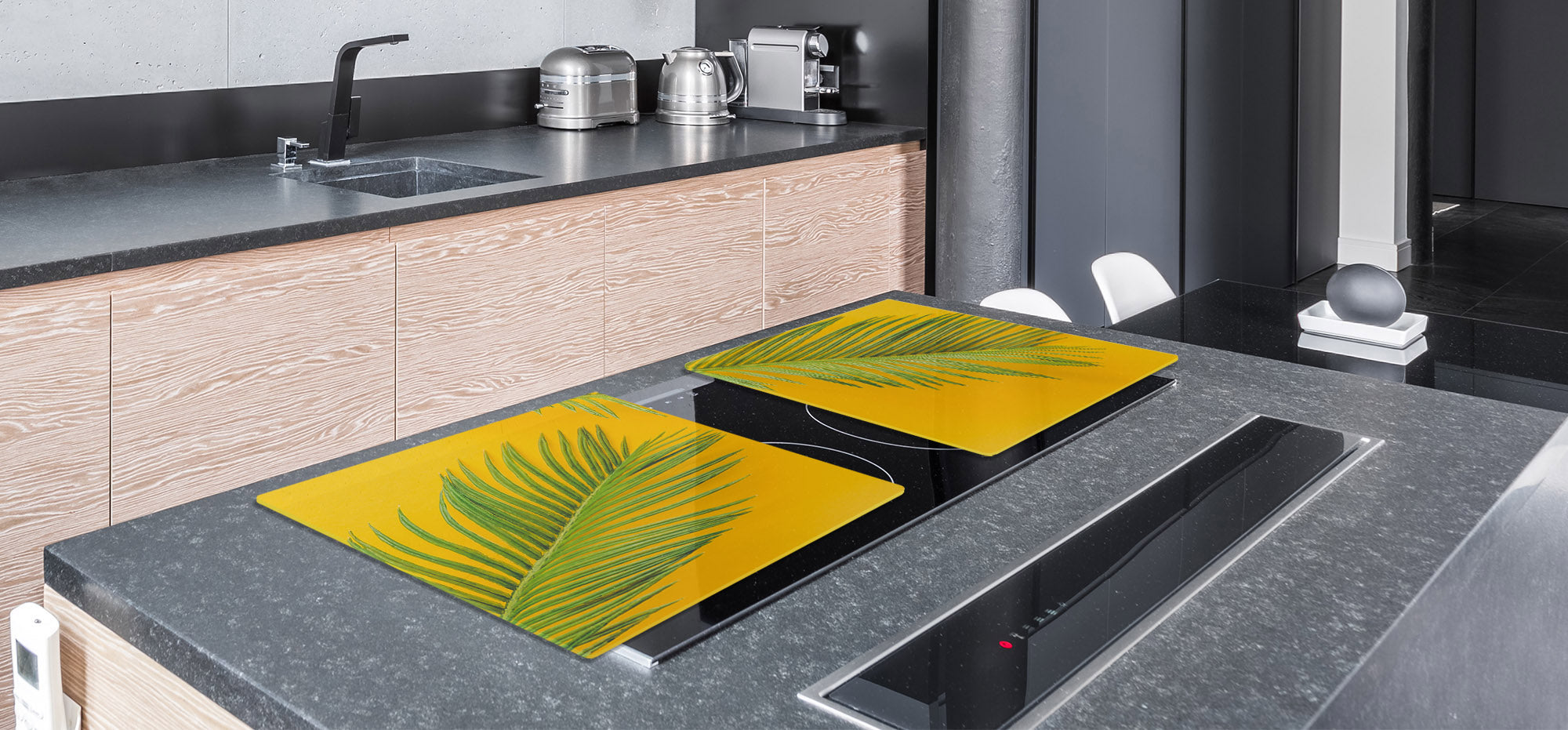 Enorme Cubre vitros de cristal templado - Serie de alimentos DD16 Comida Africa