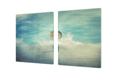 ENORMOUS  Tempered GLASS Chopping Board - Induction Cooktop Cover – SINGLE: 80 x 52 cm; DOUBLE: 40 x 52 cm; DD51 : Importance of time