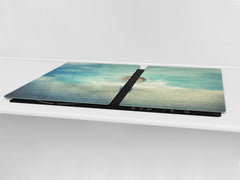 ENORMOUS  Tempered GLASS Chopping Board - Induction Cooktop Cover – SINGLE: 80 x 52 cm; DOUBLE: 40 x 52 cm; DD51 : Importance of time