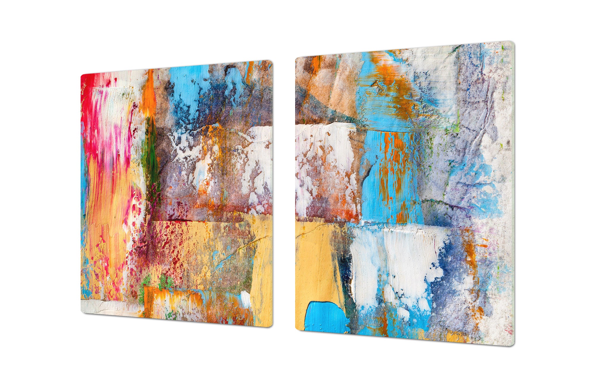 UNIQUE Tempered GLASS Kitchen Board – Impact & Scratch Resistant Cooktop cover – SINGLE: 80 x 52 cm; DOUBLE: 40 x 52 cm; DD45 Art Series : Abstract art background 3