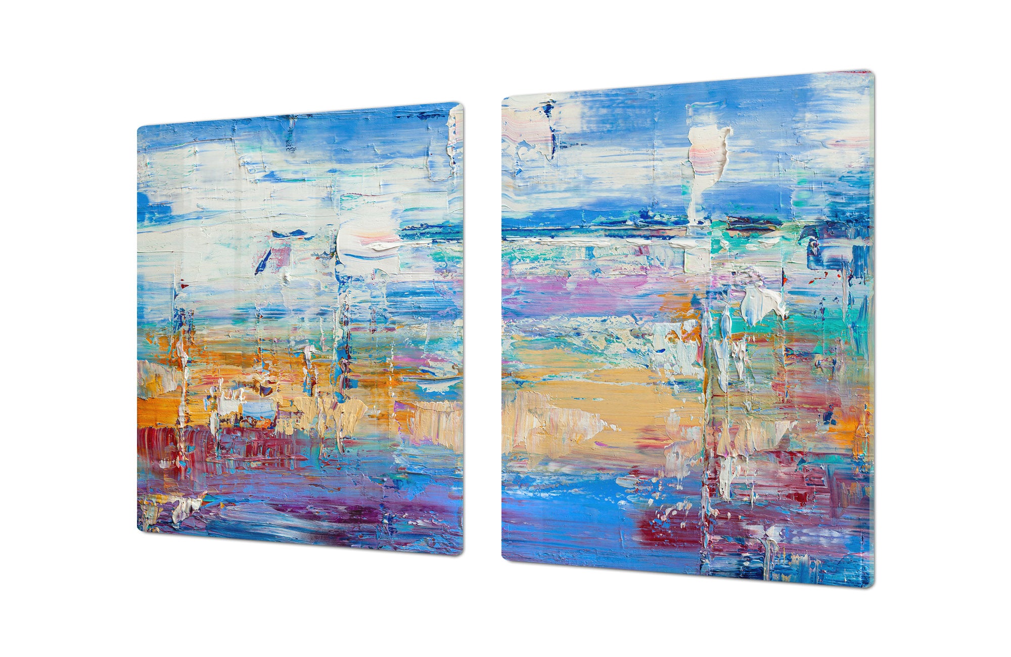 UNIQUE Tempered GLASS Kitchen Board – Impact & Scratch Resistant Cooktop cover – SINGLE: 80 x 52 cm; DOUBLE: 40 x 52 cm; DD45 Art Series : Abstract art background 6