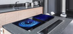 ENORMOUS  Tempered GLASS Chopping Board - Induction Cooktop Cover – SINGLE: 80 x 52 cm; DOUBLE: 40 x 52 cm; DD52a : Sign of the Times