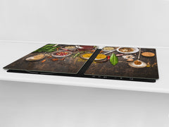 GIGANTE ASSE DA CUCINA e Copri-piano cottura a induzione; Serie di alimenti DD16: Cibo africano