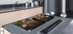 GIGANTE ASSE DA CUCINA e Copri-piano cottura a induzione; Serie di alimenti DD16: Cibo africano