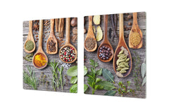 Enorme Cubre vitros de cristal templado - Serie de alimentos DD16 Comida Africa