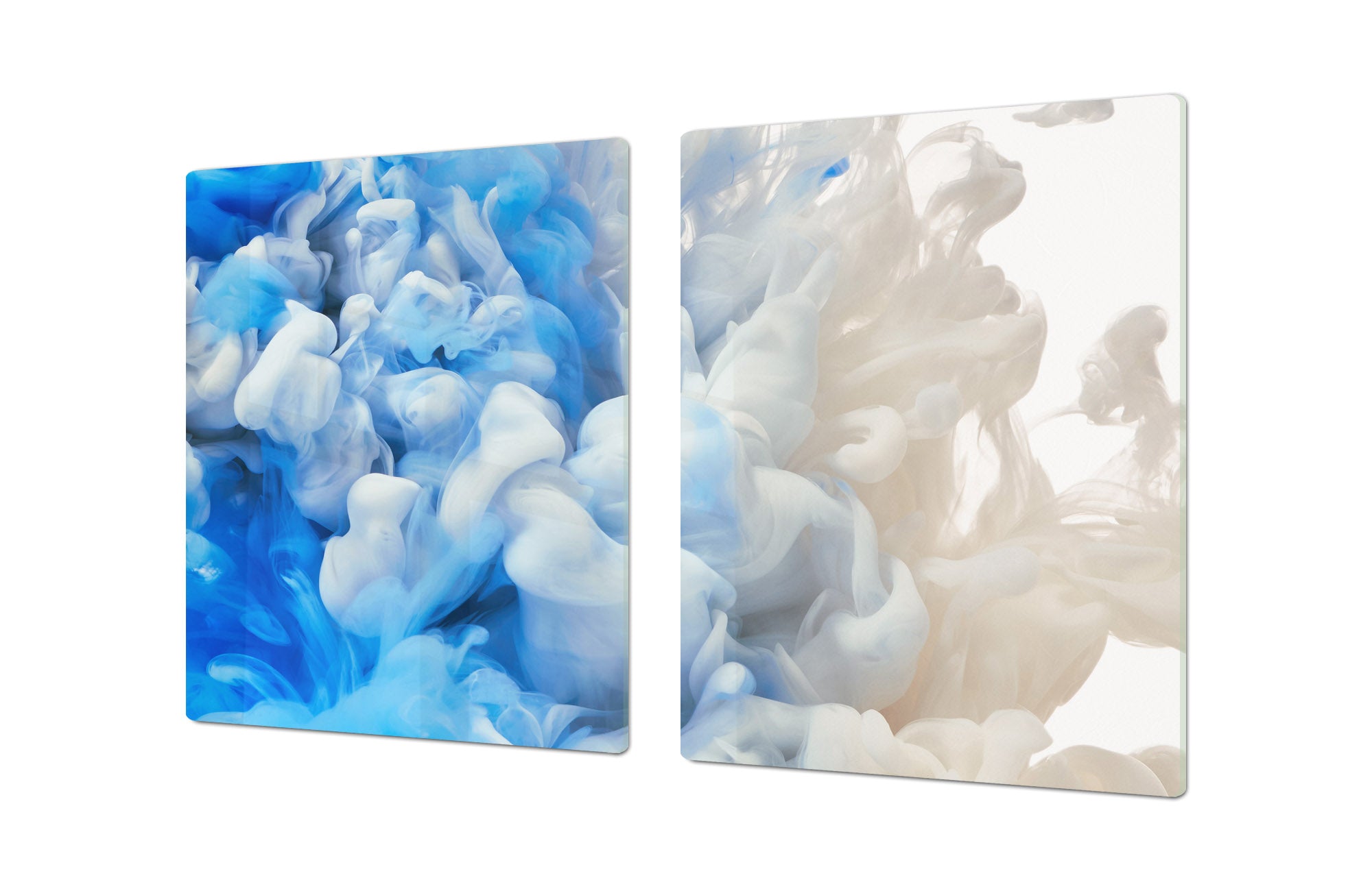 UNIQUE Tempered GLASS Kitchen Board – Impact & Scratch Resistant Cooktop cover – SINGLE: 80 x 52 cm; DOUBLE: 40 x 52 cm; DD45 Art Series : Paint explosion