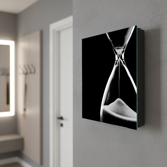 Petite armoire pour clés avec motif au choix K01 Lignes concentriques