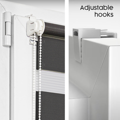 Customised Day and night roller blinds - Made-to-measure - Blinds for windows and doors WITHOUT DRILLING