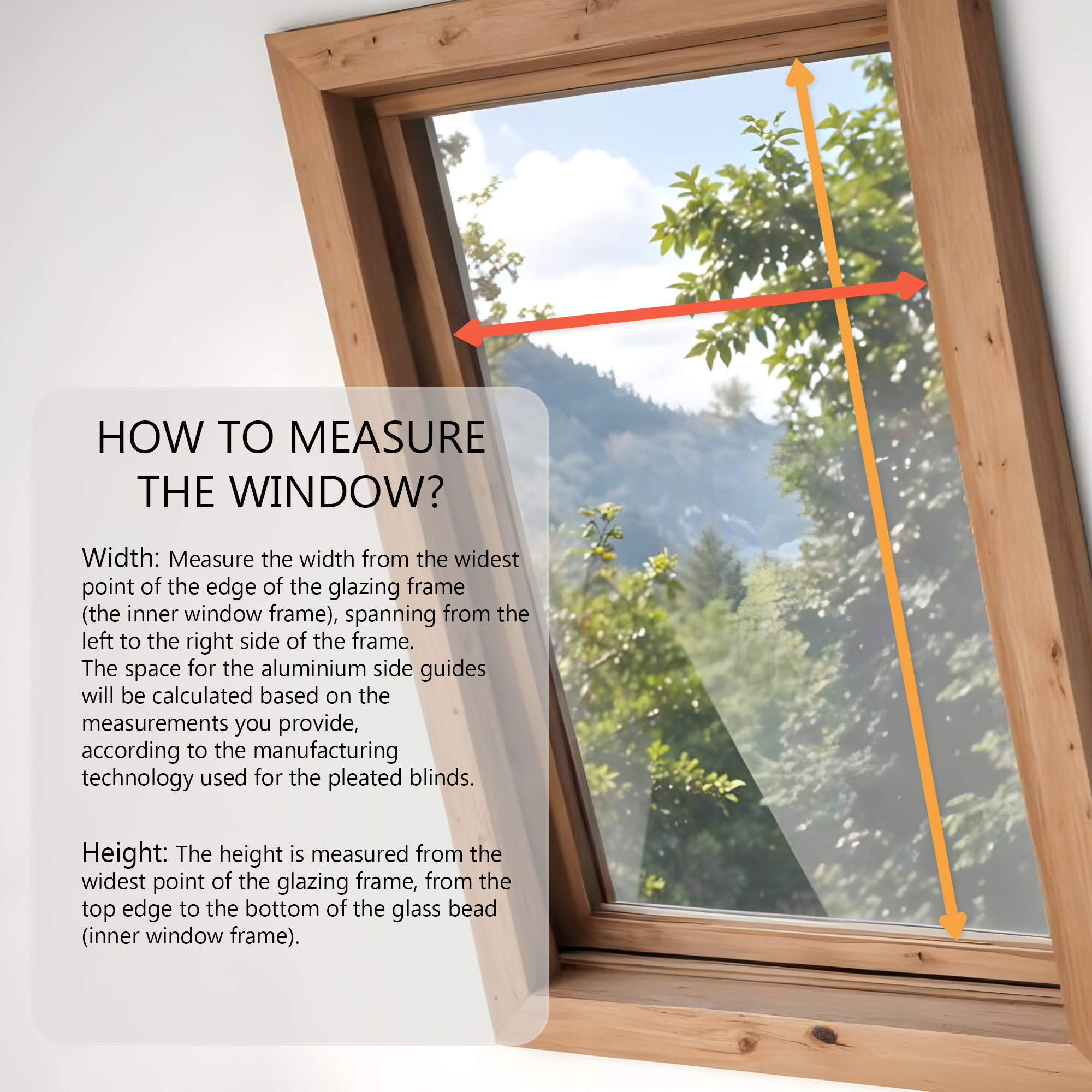 BLACKOUT Custom Skylight Pleated Blind - Made-to-Measure with Drilling - Available in 7 Fabric Colours - Adjustable Up and Down Shades - Premium Interior Window Covering