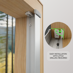 BLACKOUT Custom Skylight Pleated Blind - Made-to-Measure with Drilling - Available in 7 Fabric Colours - Adjustable Up and Down Shades - Premium Interior Window Covering