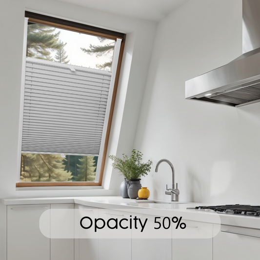 Skylight Custom Made Pleated Blinds