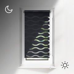 Concept Blinds Day and night WAVE Roller blind – Custom size – Zebra Roller Blinds – Decorative and Innovative – Roller Blinds for Windows and Doors