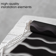 Concept Blinds Day and night WAVE Roller blind – Custom size – Zebra Roller Blinds – Decorative and Innovative – Roller Blinds for Windows and Doors