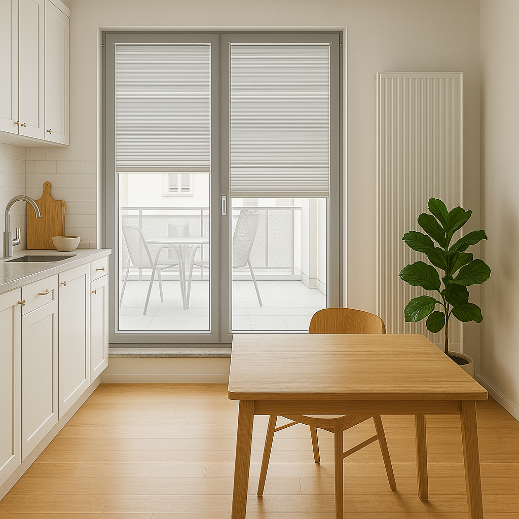 Concept Blinds CUSTOMISED Pleated Shades - Width from 40cm to 200cm - Height from 20cm to 260cm - Made-to-measure - Premium Window and Door Coverage
