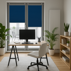 Concept Blinds Customised Pleated Shades – No Drilling, Easy Installation – Made-to-Measure – Width 40cm to 200cm, Height 20cm to 260cm – Premium Window & Door Blinds