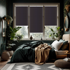 Concept Blinds® Custom Size No-Drill Honeycomb Pleated Blinds - Made-to-Measure - Easy Fit, Drill-Free Pleated Window Shades - Semi-Transparent, Light Filtering – 30-170cm Wide, 20-240cm Drop