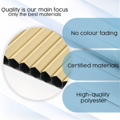 Concept Blinds Honeycomb Blackout Pleated Blinds - Custom Made Pleated Shades- No Drill, Easy Fit - Opaque & Light Blocking - 30-170cm Wide x 20-240cm Drop - Made to Measure Window Shades Visit the Concept Crystal Store