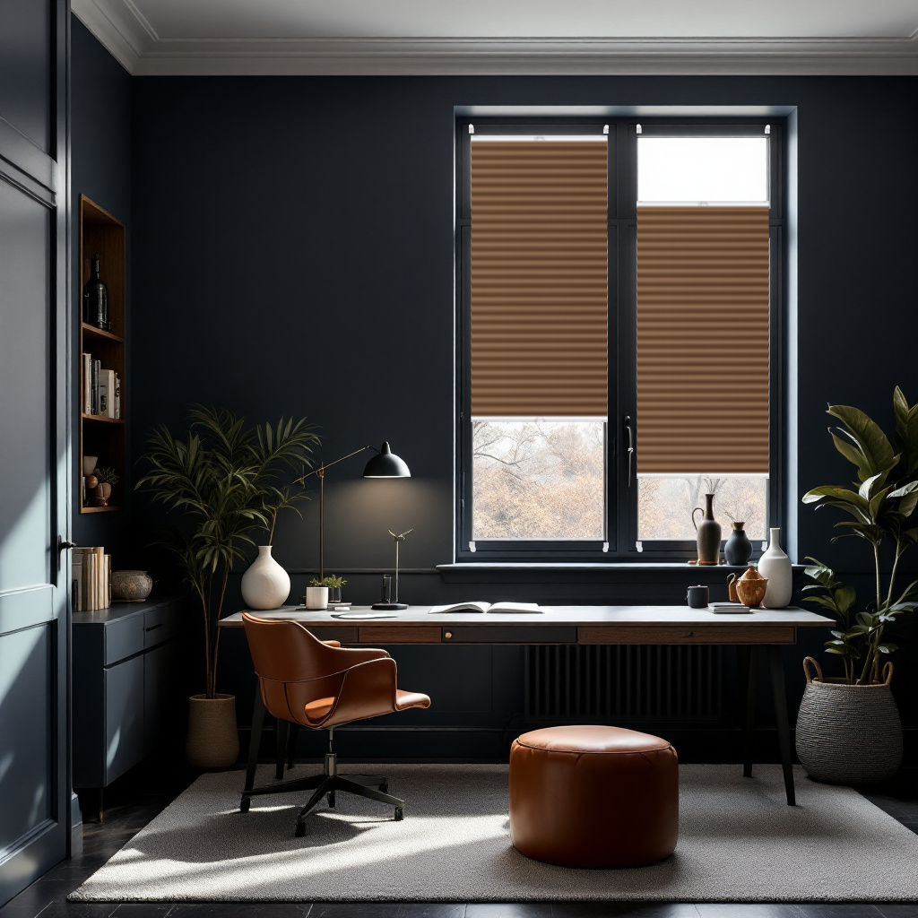 Concept Blinds Honeycomb Blackout Pleated Blinds - Custom Made Pleated Shades- No Drill, Easy Fit - Opaque & Light Blocking - 30-170cm Wide x 20-240cm Drop - Made to Measure Window Shades Visit the Concept Crystal Store