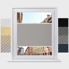 Concept Blinds® Custom Size Honeycomb Blackout Pleated Blinds WITH DRILLING - Made-to-Measure - Easy Fit Pleated Window Shades - Opaque, Light Blocking - 30-170cm Wide, 20-240cm Drop - Custom Shades