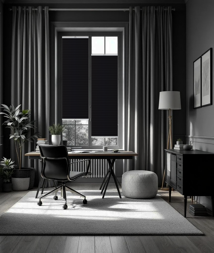 Concept Blinds® Custom Size Honeycomb Blackout Pleated Blinds WITH DRILLING - Made-to-Measure - Easy Fit Pleated Window Shades - Opaque, Light Blocking - 30-170cm Wide, 20-240cm Drop - Custom Shades