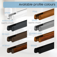 Custom Pleated Blinds – No Drill Installation, Within Window Frame, Made to Measure Adhesive Mount