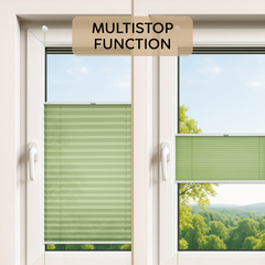 Concept Blinds Thermal Customised Pleated Shades - Thermal Fabric - Made-to-Measure Windows Shades - Easy Installation WITHOUT DRILLING - Width 30–130cm x Height 40-230cm