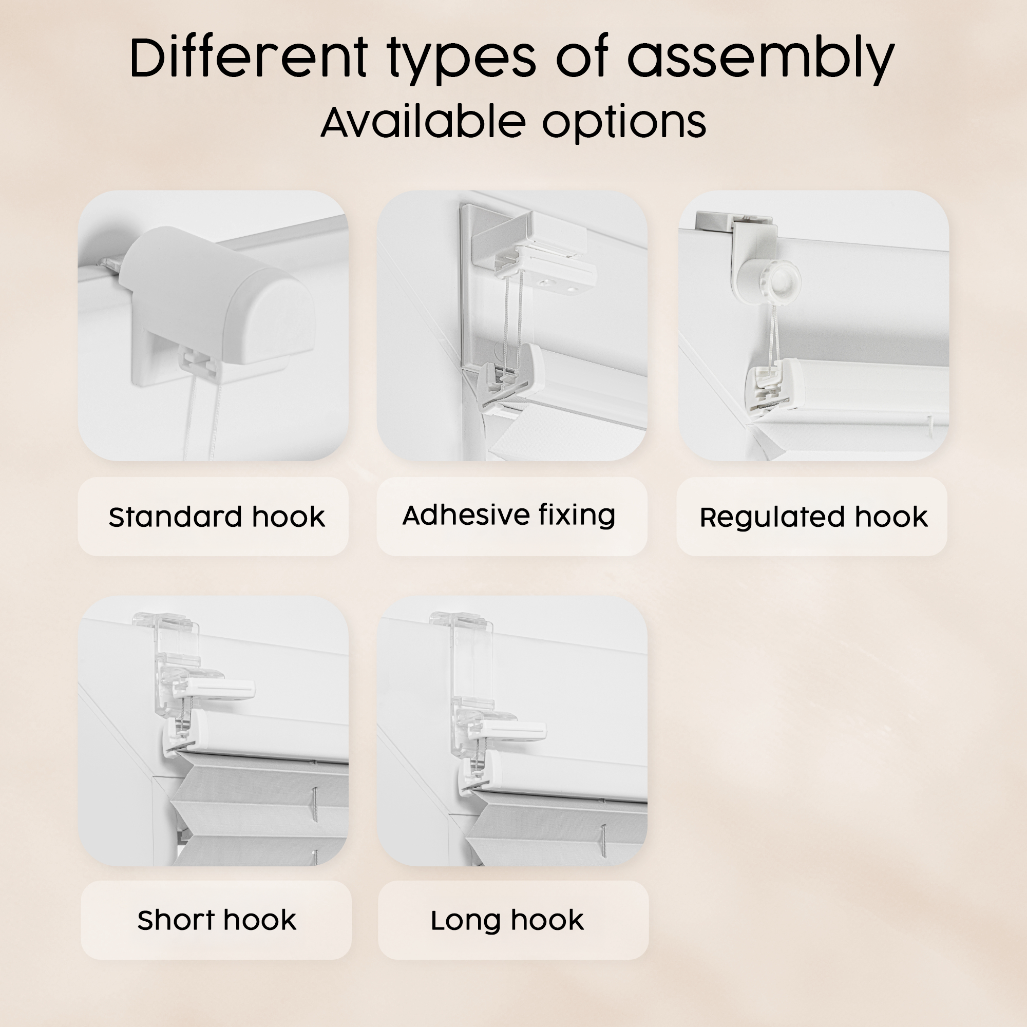 Premium Blackout Pleated Blinds – No Drill, Made to Measure for Window Sizes 30–130cm x 40–230cm