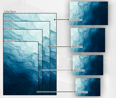 Concept Crystal Bathroom PVC Mat – Water-Resistant Floor Mat – Modern Designer Bath Mat with 4 Size Options for Bathroom, Shower & Toilet - Soft Shower Mat with Decorative Designs : Thorny waves