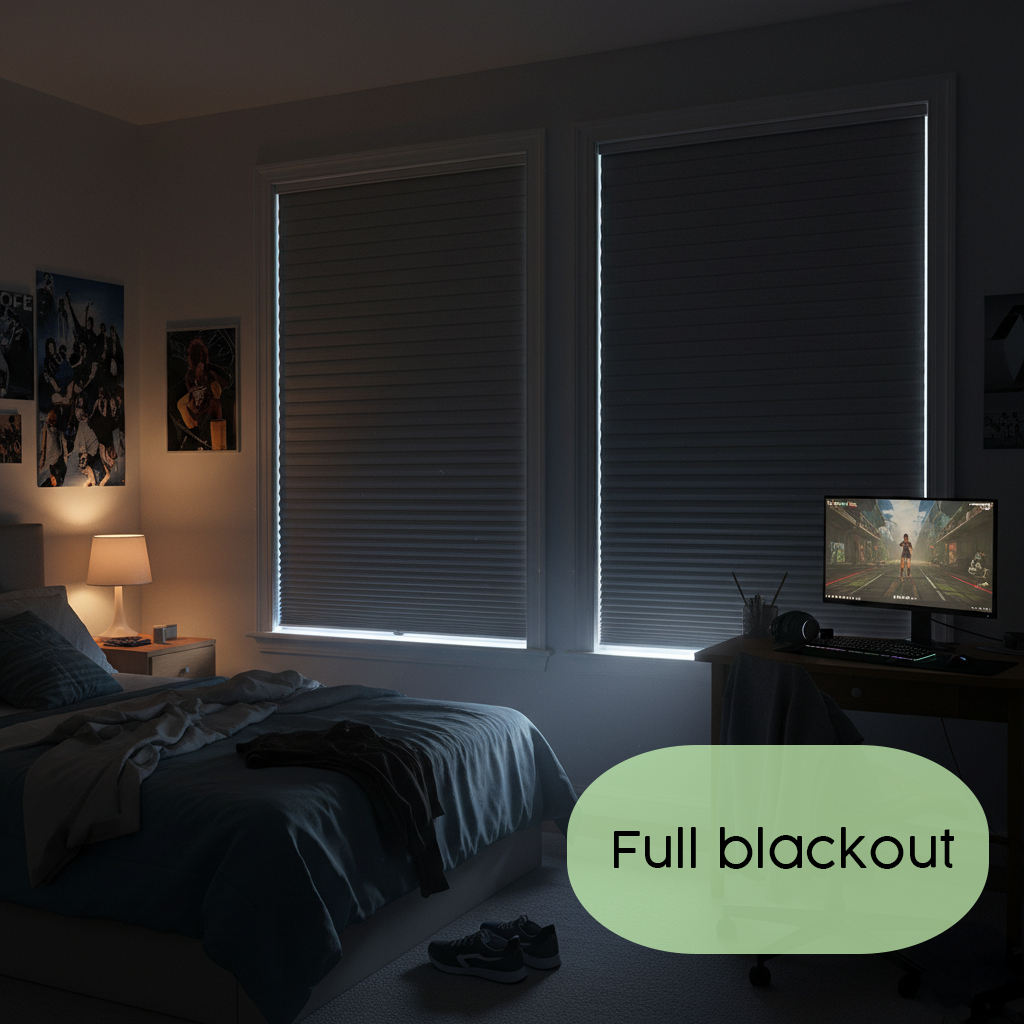 Customised Blackout Blinds – Innovative Adhesive Install