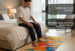 Precision Floor Mat - Innovative Custom PVC Mat for Home, Kitchen & Playrooms – Water Resistant, Stain-Proof & Kids-Safe - Vibrant Designs with Adjustable Sizes from 20x20 cm up to 200x300 cm : Splashes of paint 2