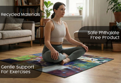 Precision Floor Mat - Innovative Custom PVC Mat for Home, Kitchen & Playrooms – Water Resistant, Stain-Proof & Kids-Safe - Vibrant Designs with Adjustable Sizes from 20x20 cm up to 200x300 cm : Modern Art