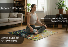 Precision Floor Mat - Innovative Custom PVC Mat for Home, Kitchen & Playrooms – Water Resistant, Stain-Proof & Kids-Safe - Vibrant Designs with Adjustable Sizes from 20x20 cm up to 200x300 cm : Abstraction on canvas