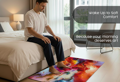 Precision Floor Mat - Innovative Custom PVC Mat for Home, Kitchen & Playrooms – Water Resistant, Stain-Proof & Kids-Safe - Vibrant Designs with Adjustable Sizes from 20x20 cm up to 200x300 cm : Colourful spots