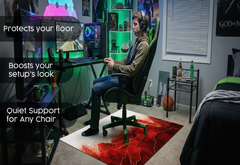 Precision Floor Mat - Innovative Custom PVC Mat for Home, Kitchen & Playrooms – Water Resistant, Stain-Proof & Kids-Safe - Vibrant Designs with Adjustable Sizes from 20x20 cm up to 200x300 cm : Red marble leaves