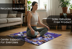 Precision Floor Mat - Innovative Custom PVC Mat for Home, Kitchen & Playrooms – Water Resistant, Stain-Proof & Kids-Safe - Vibrant Designs with Adjustable Sizes from 20x20 cm up to 200x300 cm : Coloured circles