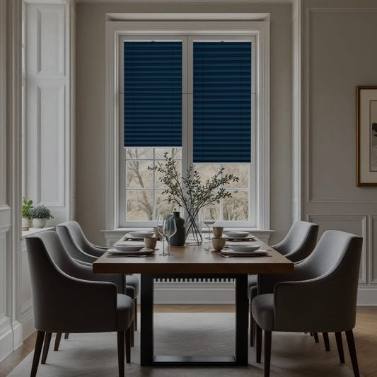 Premium Blackout No-Drill Custom Made Pleated Blinds