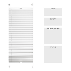 Pleated blind and 2 adhesives