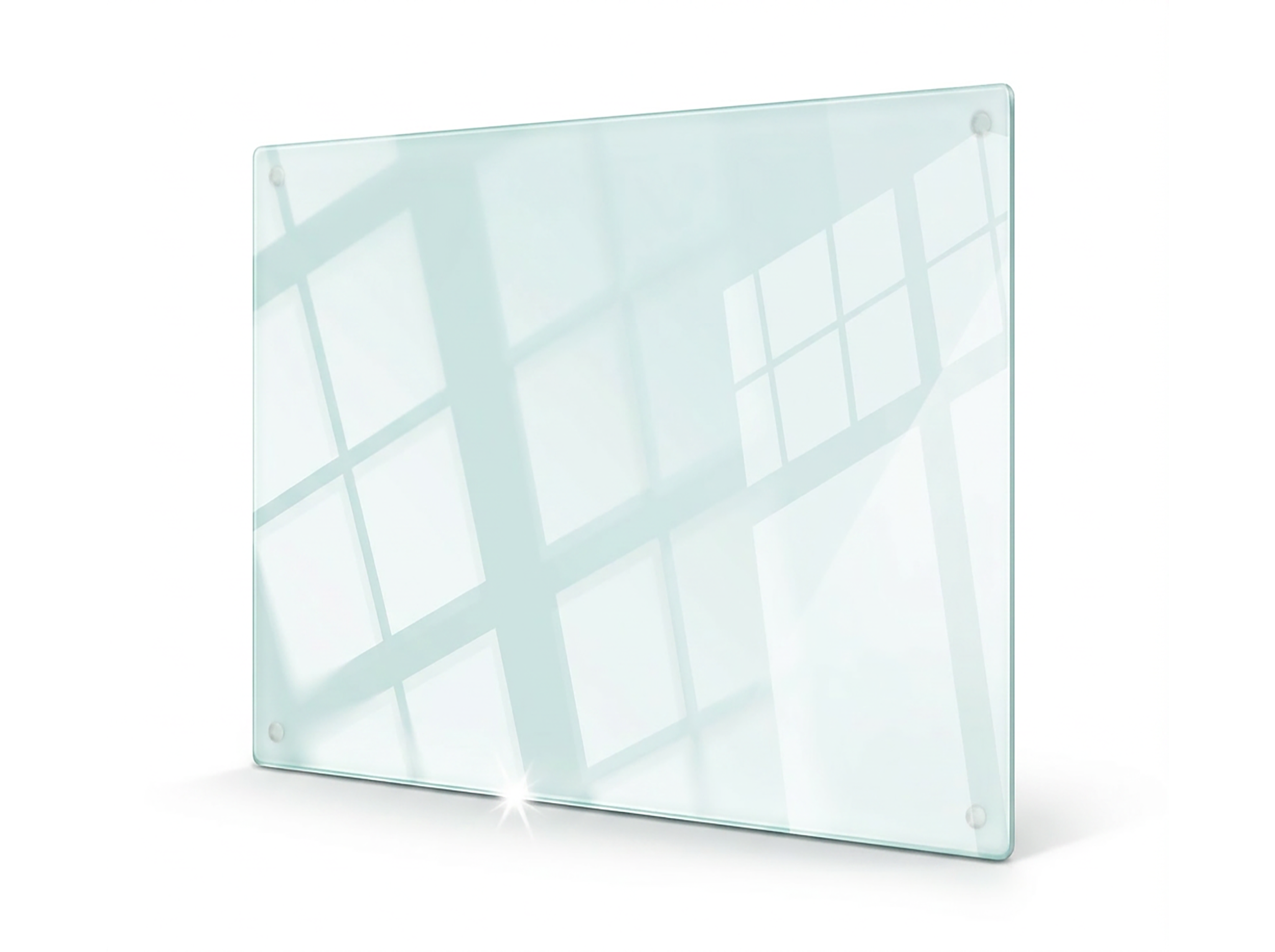 Concept Crystal Extra Large Glass Cutting Board (60x52 / 2x 30x52cm) Clear Tempered Glass Worktop Saver, Heavy Duty Transparent Kitchen Counter Protector