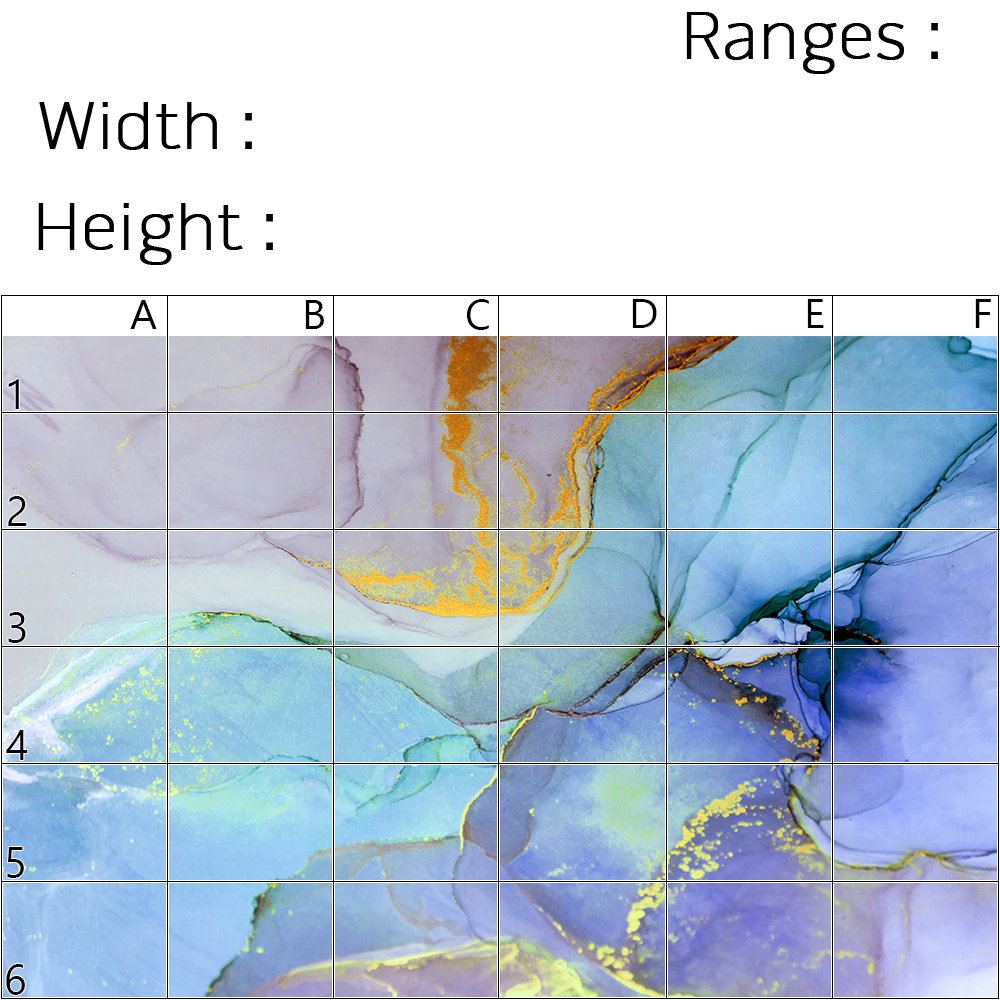 Precision Floor Mat - Innovative Custom PVC Mat for Home, Kitchen & Playrooms – Water Resistant, Stain-Proof & Kids-Safe - Vibrant Designs with Adjustable Sizes from 20x20 cm up to 200x300 cm : Splashes of paint 1