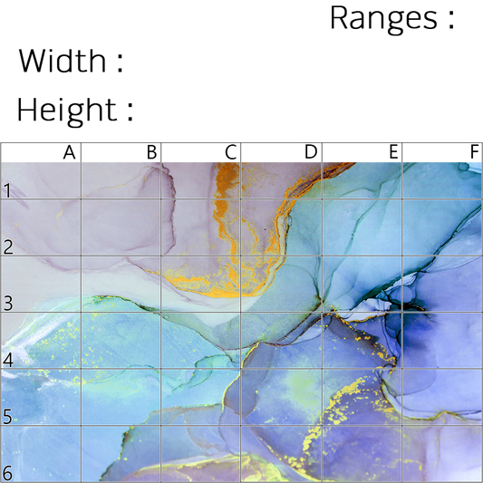 Precision Floor Mat - Innovative Custom PVC Mat for Home, Kitchen & Playrooms – Water Resistant, Stain-Proof & Kids-Safe - Vibrant Designs with Adjustable Sizes from 20x20 cm up to 200x300 cm : Splashes of paint 1