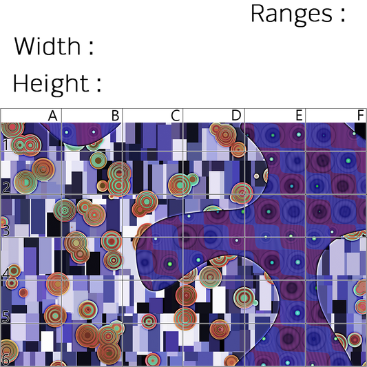 Precision Floor Mat - Innovative Custom PVC Mat for Home, Kitchen & Playrooms – Water Resistant, Stain-Proof & Kids-Safe - Vibrant Designs with Adjustable Sizes from 20x20 cm up to 200x300 cm : Coloured circles