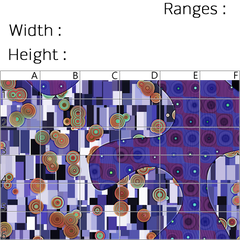 Precision Floor Mat - Innovative Custom PVC Mat for Home, Kitchen & Playrooms – Water Resistant, Stain-Proof & Kids-Safe - Vibrant Designs with Adjustable Sizes from 20x20 cm up to 200x300 cm : Coloured circles