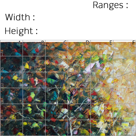 Precision Floor Mat - Innovative Custom PVC Mat for Home, Kitchen & Playrooms – Water Resistant, Stain-Proof & Kids-Safe - Vibrant Designs with Adjustable Sizes from 20x20 cm up to 200x300 cm : Abstraction on canvas