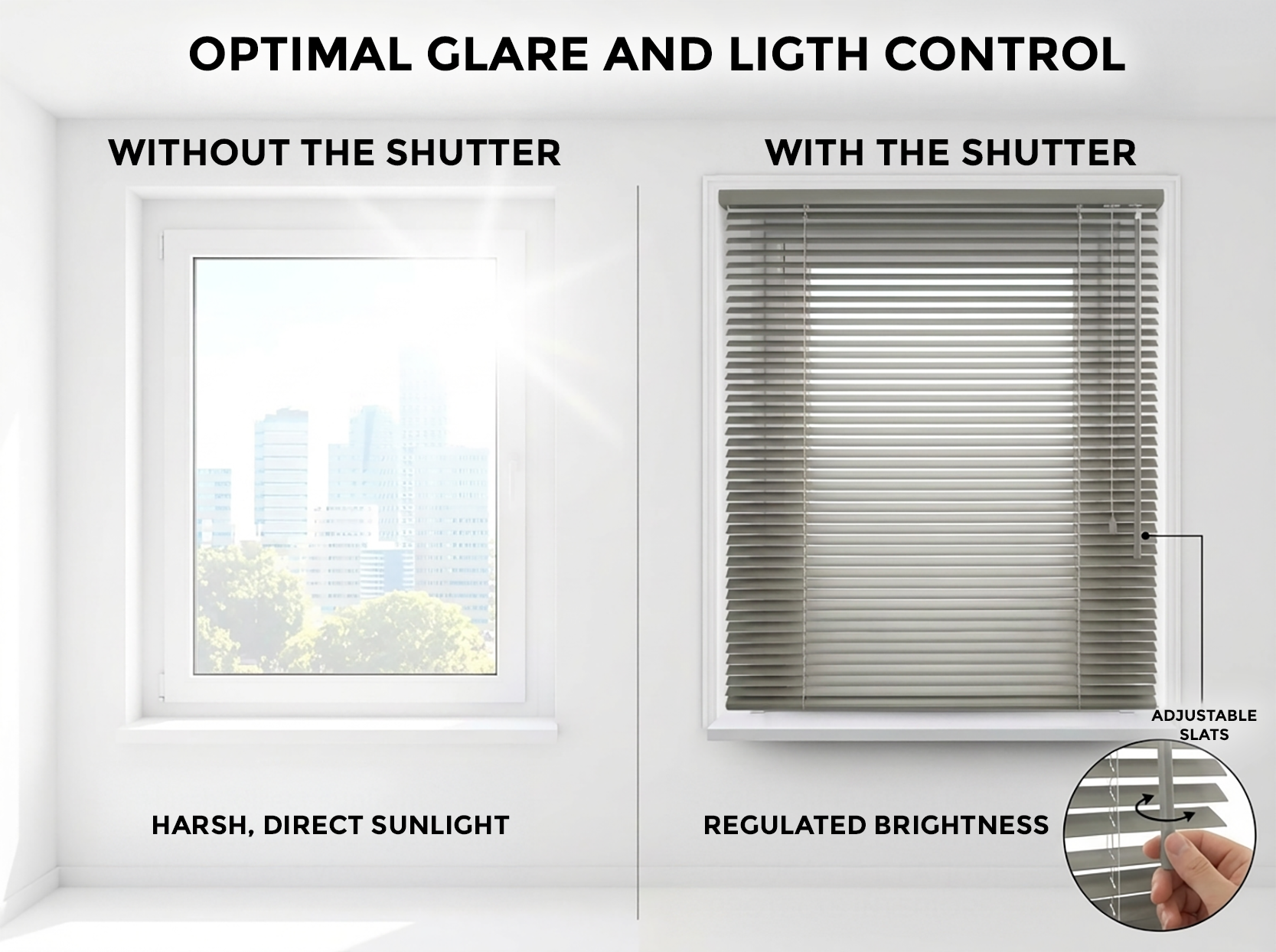 XXL 25mm Wooden Venetian Blinds – Recess Mount