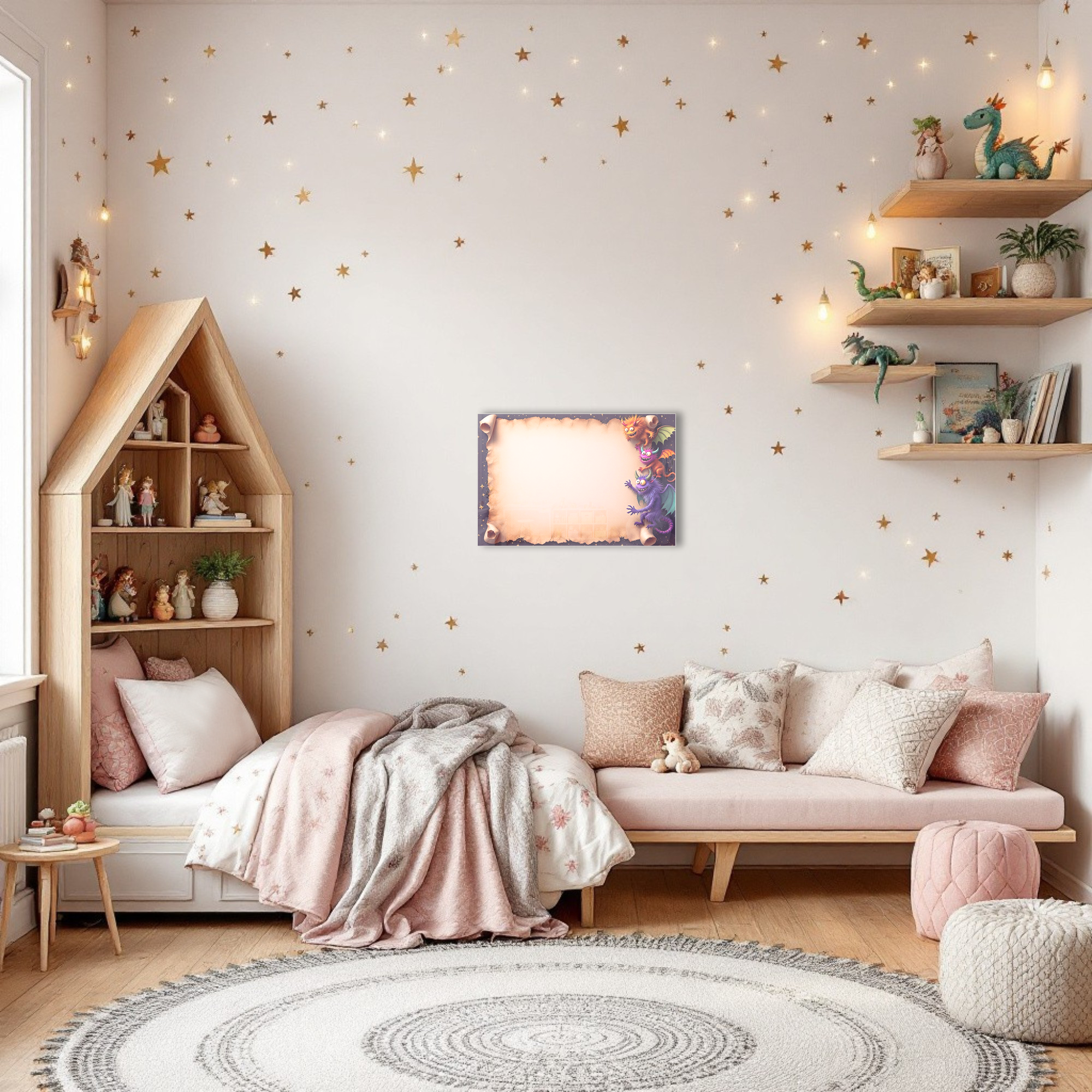 Magnetic Metal Board – Dry-Erase Wall Board & Strong Magnet Bulletin Board for Offices, Homes & Classrooms – Modern & Durable Wall Organizer : Helpful pixies