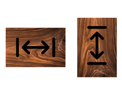 Magnetic Metal Board – Dry-Erase Wall Board & Strong Magnet Bulletin Board for Offices, Homes & Classrooms – Modern & Durable Wall Organizer : Nutwood pattern