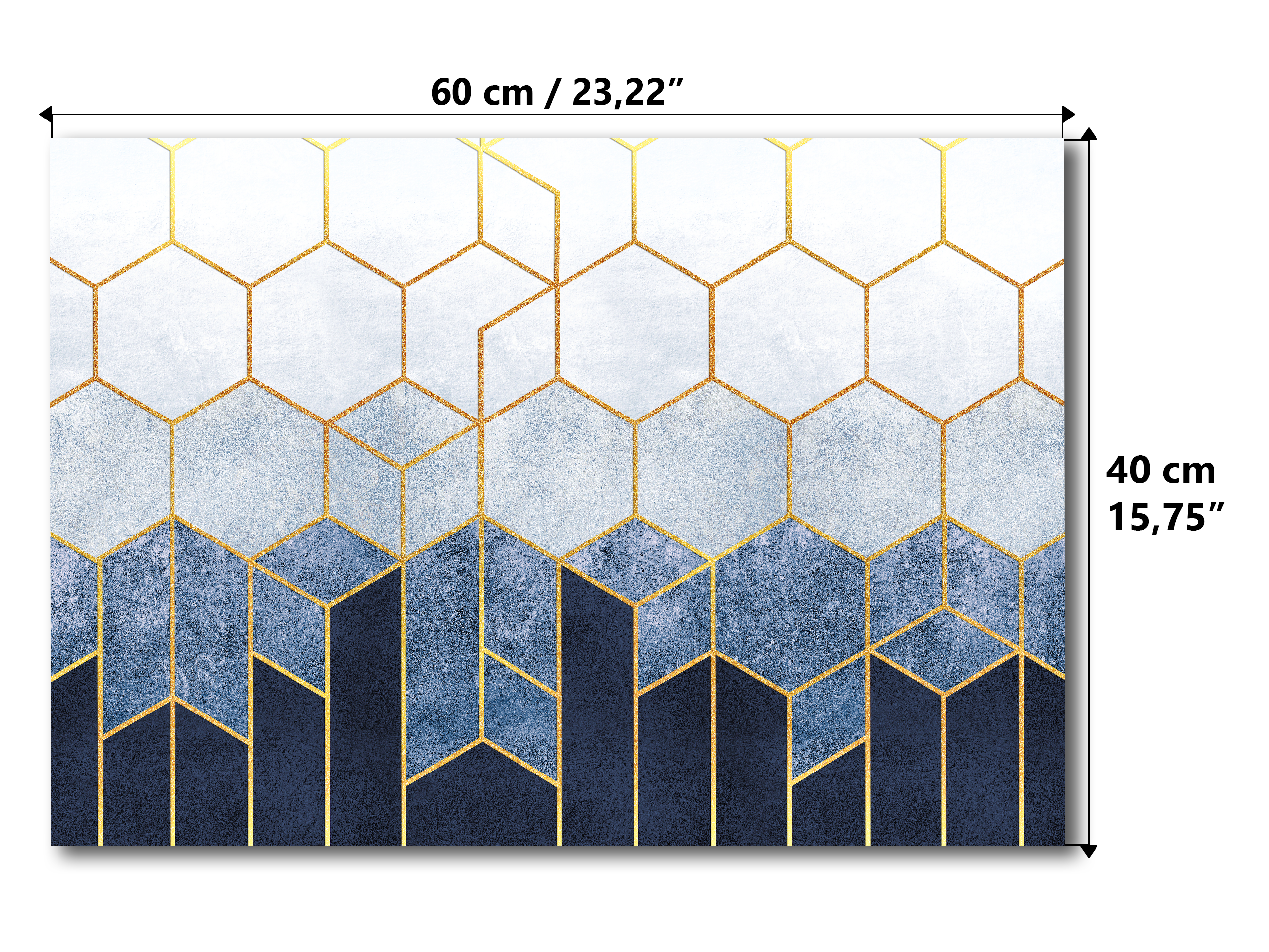 Magnetic Metal Board – Dry-Erase Wall Board & Strong Magnet Bulletin Board for Offices, Homes & Classrooms – Modern & Durable Wall Organizer : Geometric abstraction
