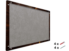 Magnetic Metal Board – Dry-Erase Wall Board & Strong Magnet Bulletin Board for Offices, Homes & Classrooms – Modern & Durable Wall Organizer : Coffee world map